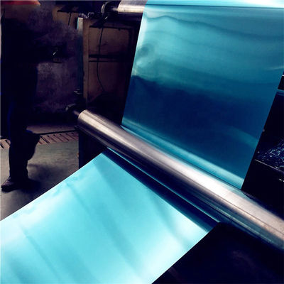Aire acondicionado azul Finstock revestido de aluminio / 8011 papel de aluminio para alimentos 0,14 mm