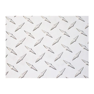 Placa de diamante placa cuadriculada placa plana personalizada placa plana 3003 5052 6061 precio de aluminio en relieve aluminio perforado 3 T