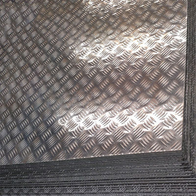 Insulación térmica antideslizante Estucado anodizado Refractorio de diamante de aluminio Placa de verificación para escaleras Estantes