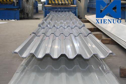 Venta caliente de aluminio cubierta de hojas de color revestido de cubierta corrugada