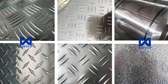 Control antideslizante aislamiento térmico estuco anodizado placa de aluminio en relieve de diamante para el suelo