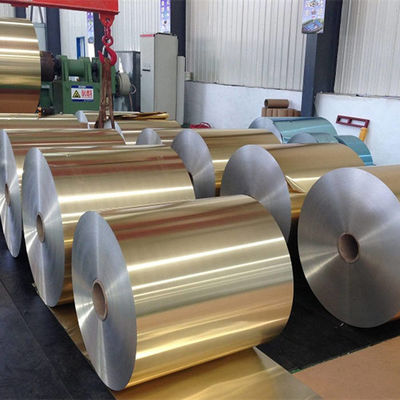 8011 8021 8079 Aluminio/ Aluminio Hidrofílico de las aletas de papel para el aire acondicionado