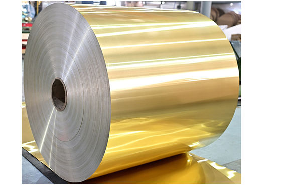 Capa de revestimiento de papel hidrofílico de color blanco y azul-oro