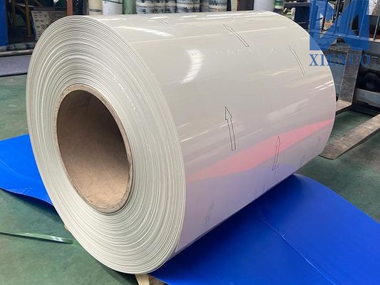 bobinas de aluminio recubiertas de color prepintadas con película más gruesa cubierta 1060 3003 bobina de aluminio PE recubierta de color PVDF