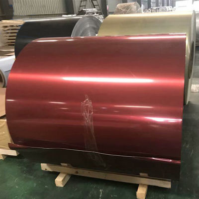 Material de construcción Pvdf de color revestido de aluminio pintado bobina para techos