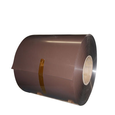 Aluminio revestido de color espesor de bobina de aluminio utilizado para techos y materiales de construcción de paredes