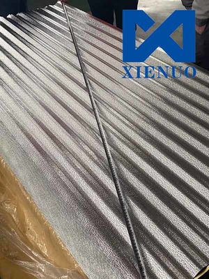 Fabrica Exportación directa Hoja de techo de zinc de aluminio Hoja de techo corrugada
