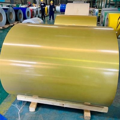 Pre-pintado de color recubrido de bobinas de aluminio precio barato Rollo 1000 3003 H38 H42 Serie de color recubrido de bobinas de aluminio