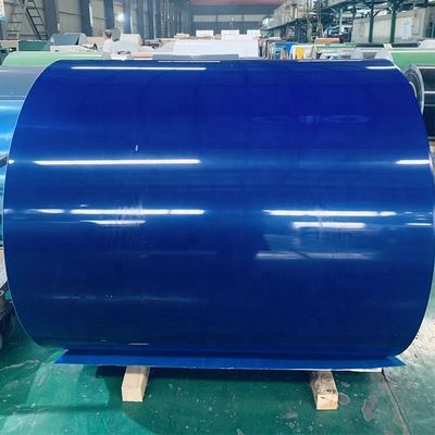 bobina recubierta de aleación de aluminio prepintada 0,3 mm espesor 0,06 mm ~ 1 mm bobina de aluminio recubierta de color pintada