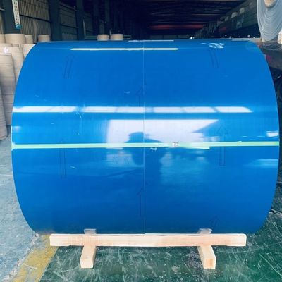 bobina recubierta de aleación de aluminio prepintada 0,3 mm espesor 0,06 mm ~ 1 mm bobina de aluminio recubierta de color pintada