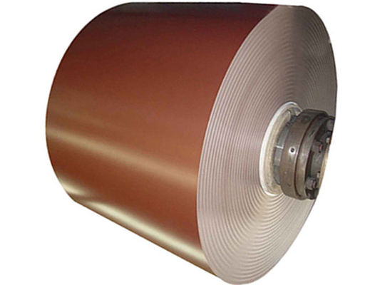 Envueltura de aluminio recubierta de color en forma de bobina de aluminio pre-revestida en relieve y estuco