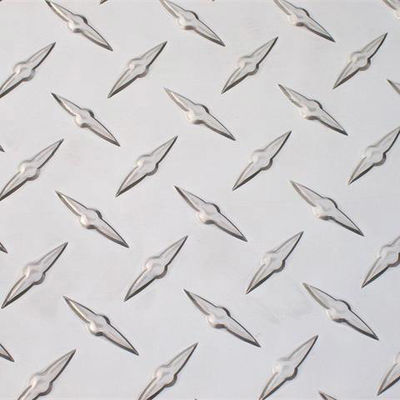 Capa de aluminio de diamantes a cuadros 1100 3003 3105 5052 5083 Placa de aluminio a cuadros