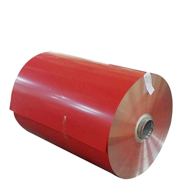 Bobina de aluminio recubierta de color verde bobina de aluminio recubierta de poliéster puede ser personalizada bobina de aluminio de color ancho