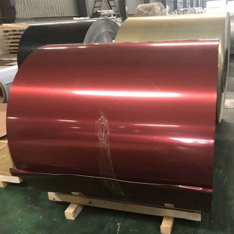 La bobina de aluminio revestida del color al por mayor pre pintó el aluminio coloreado del rollo de aluminio