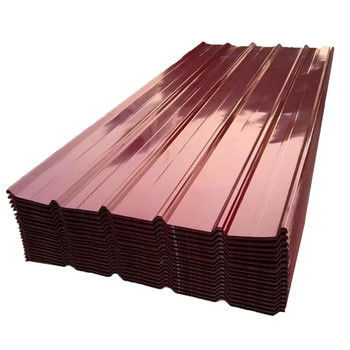 Hoja de techo corrugada de aluminio recubierta de color en precio de fabricación