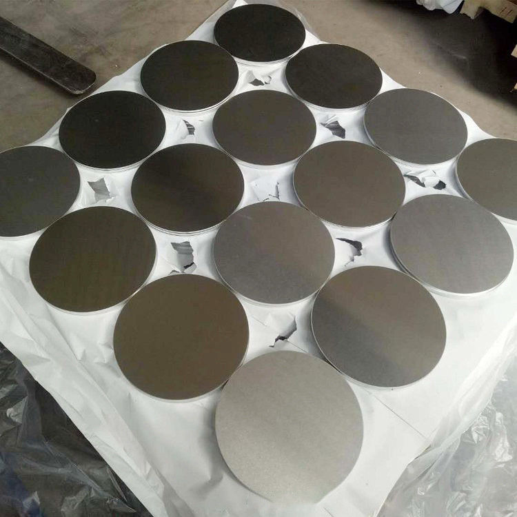 Calidad superior 1mm de corte de aluminio hoja redonda 1070 O 1060 Aluminio disco círculo 3003 3004 3005 Aluminio hoja círculo para utensilios de cocina sartén