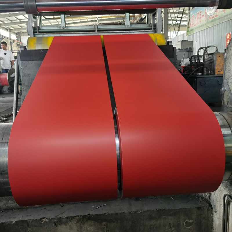bobina recubierta de aleación de aluminio prepintada 0,3 mm espesor 0,06 mm ~ 1 mm bobina de aluminio recubierta de color pintada